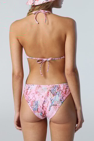 Haut de maillot coques réversible - Rose