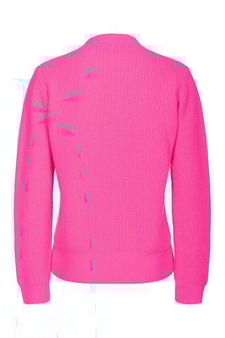 Wollen en Kasjmier Trui - Fuchsia