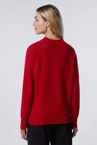 Wollen en Kasjmier Trui - Rood