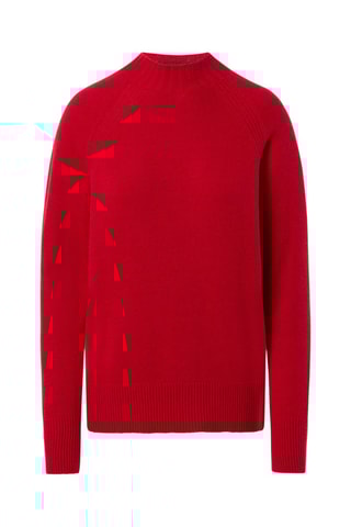 Wollen en Kasjmier Trui - Rood