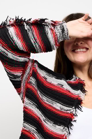 Vest Zwart en Rood