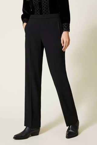 Pantalon taille haute - Noir