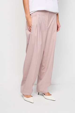 Pantalon droit Rose