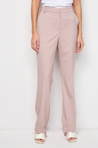 Pantalon droit Vieux rose