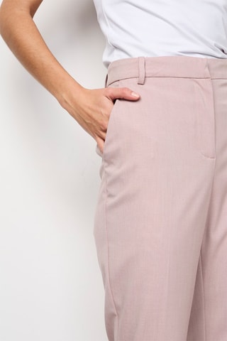Pantalon droit Vieux rose
