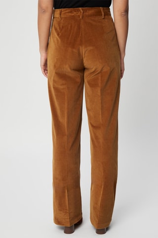 Pantalon droit en velours côtelé - Camel  - Harmont & Blaine