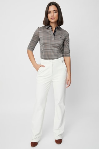 Pantalon droit taille haute - Blanc  - Harmont & Blaine