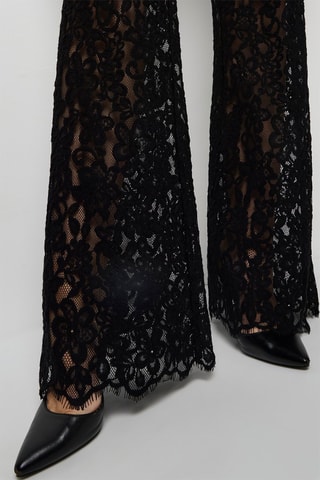 Pantalon taille haute - Noir