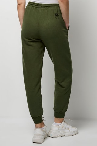 Jogging en coton biologique - Kaki