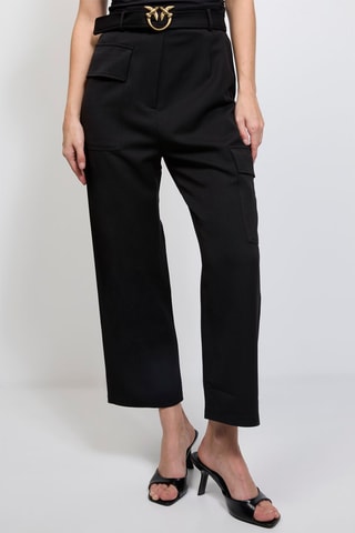 Pantalon taille haute - Noir