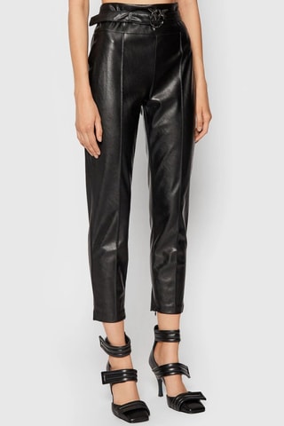 Pantalon taille haute - Noir