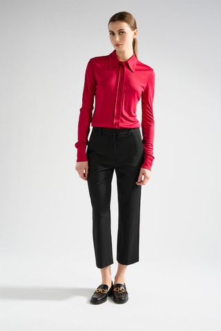 Pantalon cigarette 7/8 - Noir