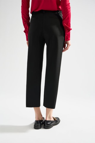 Pantalon cigarette 7/8 - Noir