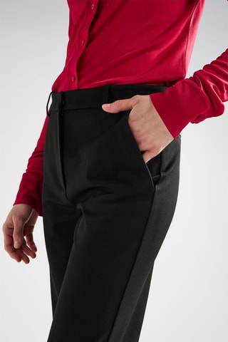 Pantalon cigarette 7/8 - Noir