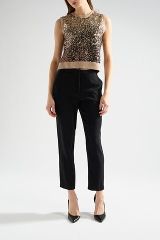 Pantalon cigarette - Noir