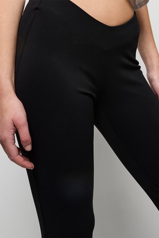 Pantalon taille haute - Noir