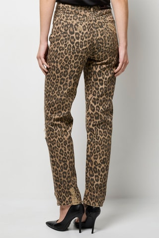 Pantalon taille haute - Camel