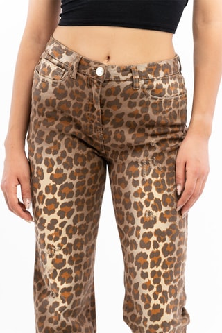 Pantalon droit - 
Marron