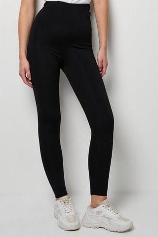 Pantalon taille haute - Noir