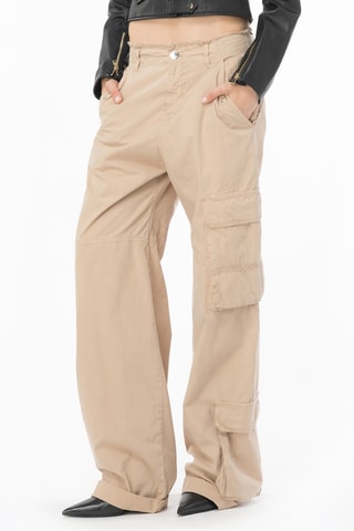 Pantalon cargo - Beige