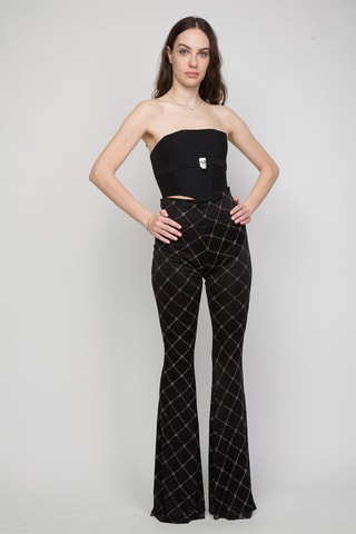Pantalon taille haute Adef Noir