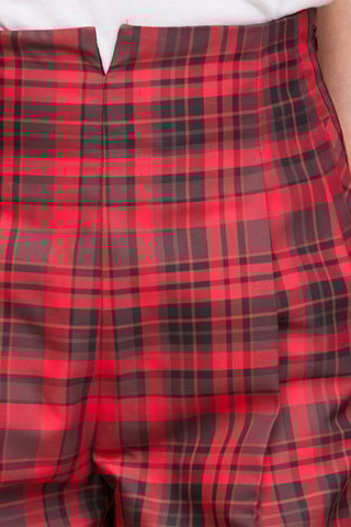 Pantalon cigarette - Rouge 