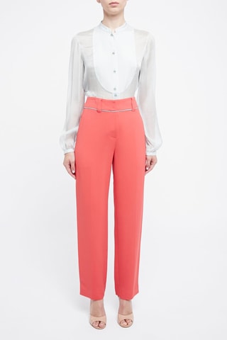 Pantalon droit  - Corail 