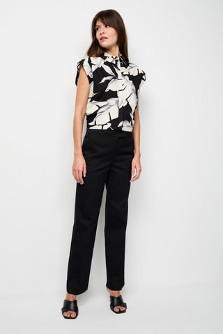 Pantalon droit Noir
