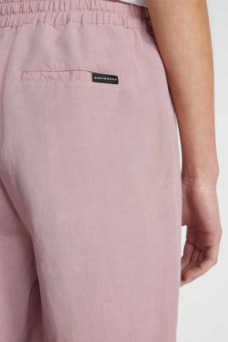 Pantalon flare en lin Bois de rose