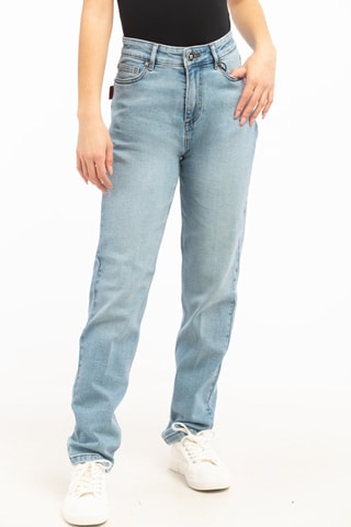 Jeans Leri Hoge Taille - Blauw