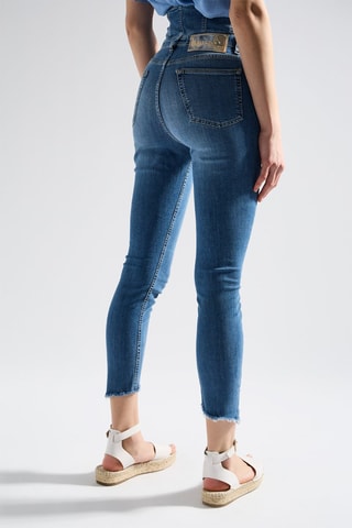 Jeans Skinny Hoge Taille - Blauw