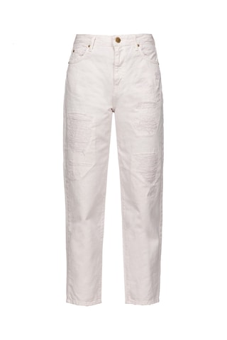 Jean mom - Blanc