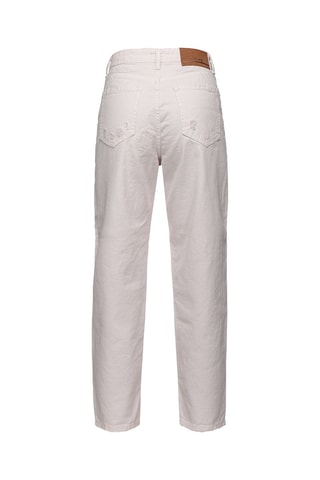 Jean mom - Blanc