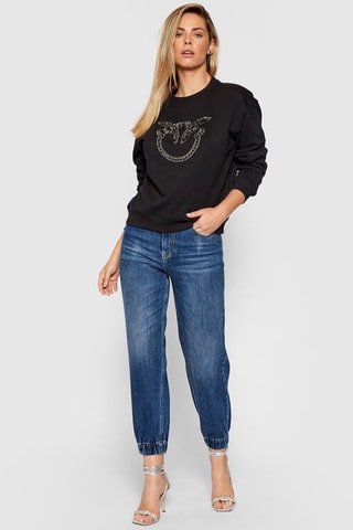 Jean taille haute - Bleu