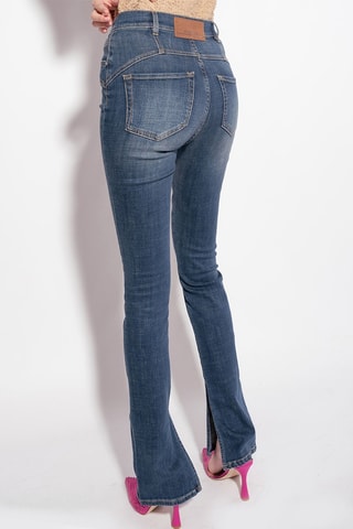 Jeans Skinny Hoge Taille - Blauw