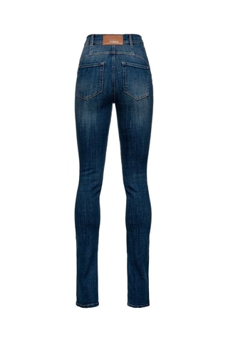 Jeans Skinny Hoge Taille - Blauw