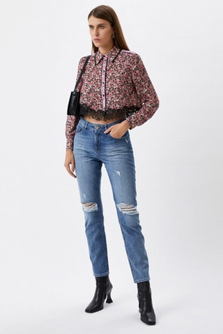 Jeans Boyfriend - Blauw