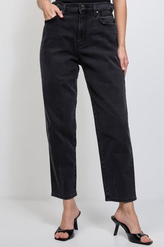 Jeans mom fit - Zwart