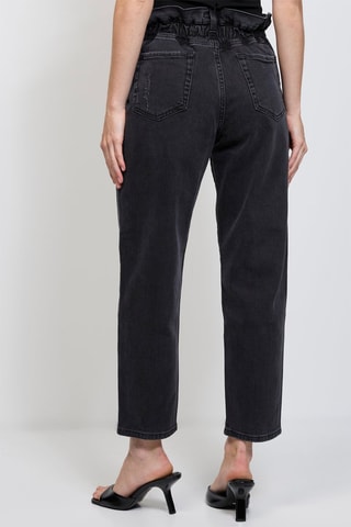 Jeans mom fit - Zwart