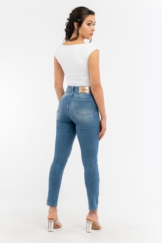 Jean skinny 
Bleu