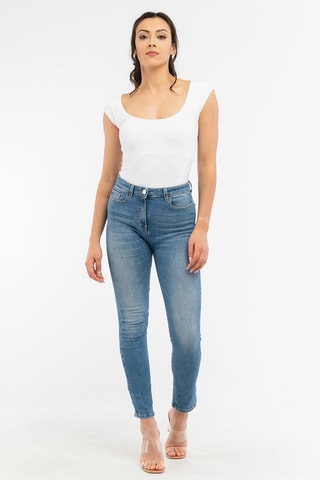 Jean skinny 
Bleu