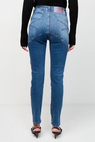 Rechte Jeans Marineblauw