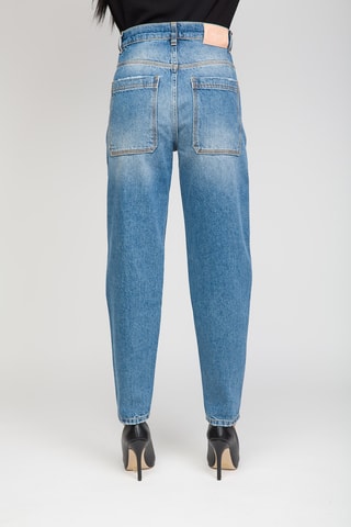 Jeans Hoge Taille - Kobaltblauw