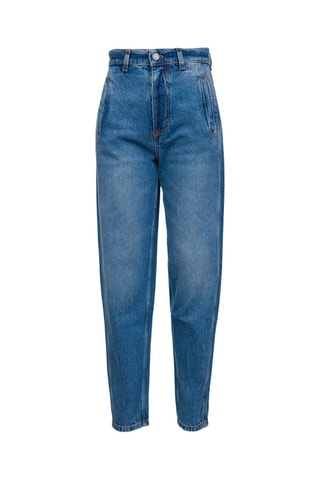 Jeans Hoge Taille - Kobaltblauw