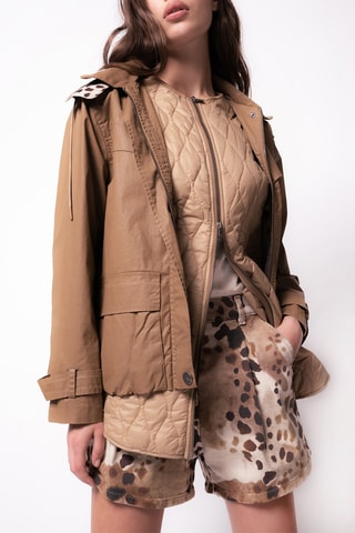 Parka met Capuchon - Camel