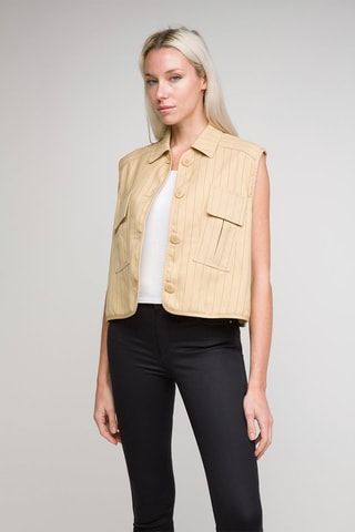 Mouwloos Jasje Beige - Armani Exchange