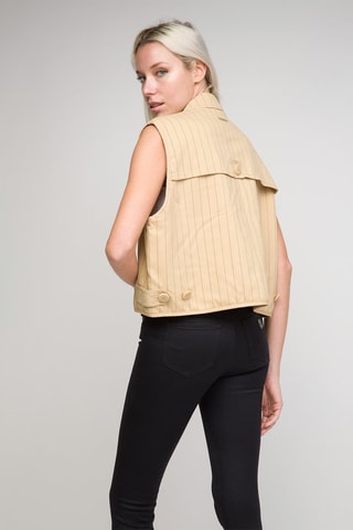 Mouwloos Jasje Beige - Armani Exchange