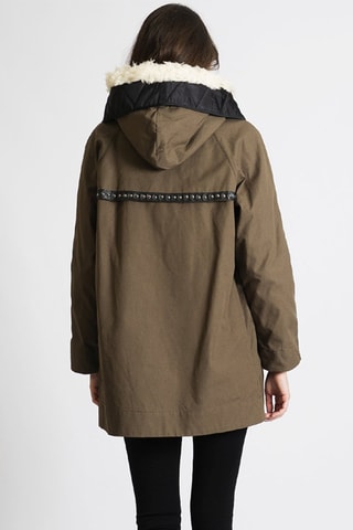 2-in-1 Parka - Kaki en Zwart