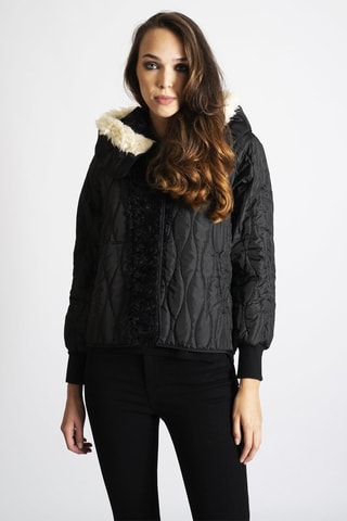 2-in-1 Parka - Kaki en Zwart