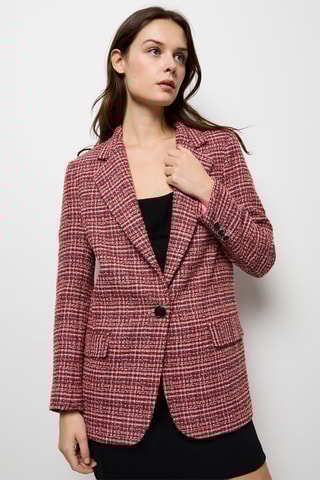 Veste en tweed - Rose